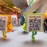 Retailers in international destination cities are once again featuring QR Codes to display the technology the Asian visitor market is accustomed to using